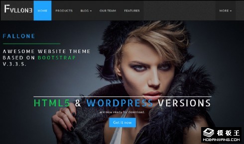 极致创意设计响应式网页模板