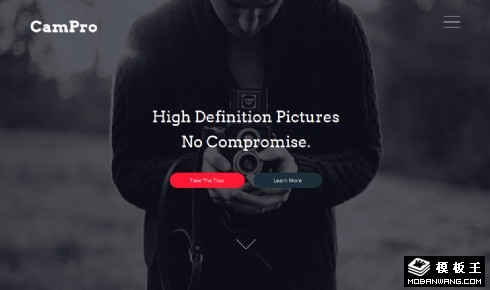 摄影师记录响应式网页模板