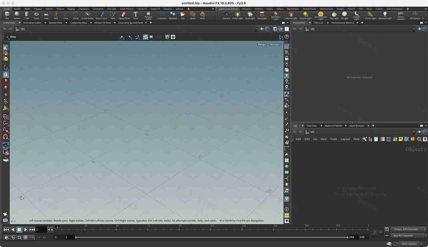 Houdini FX For Mac v19.5.805 3D影视特效渲染软件