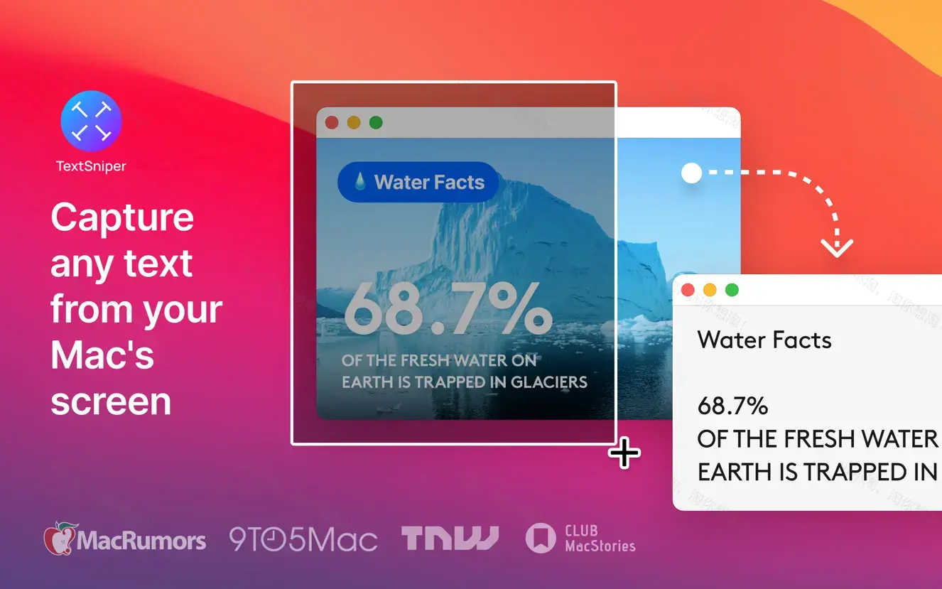 TextSniper  For Mac v1.11.0 OCR识别提取屏幕文字软件