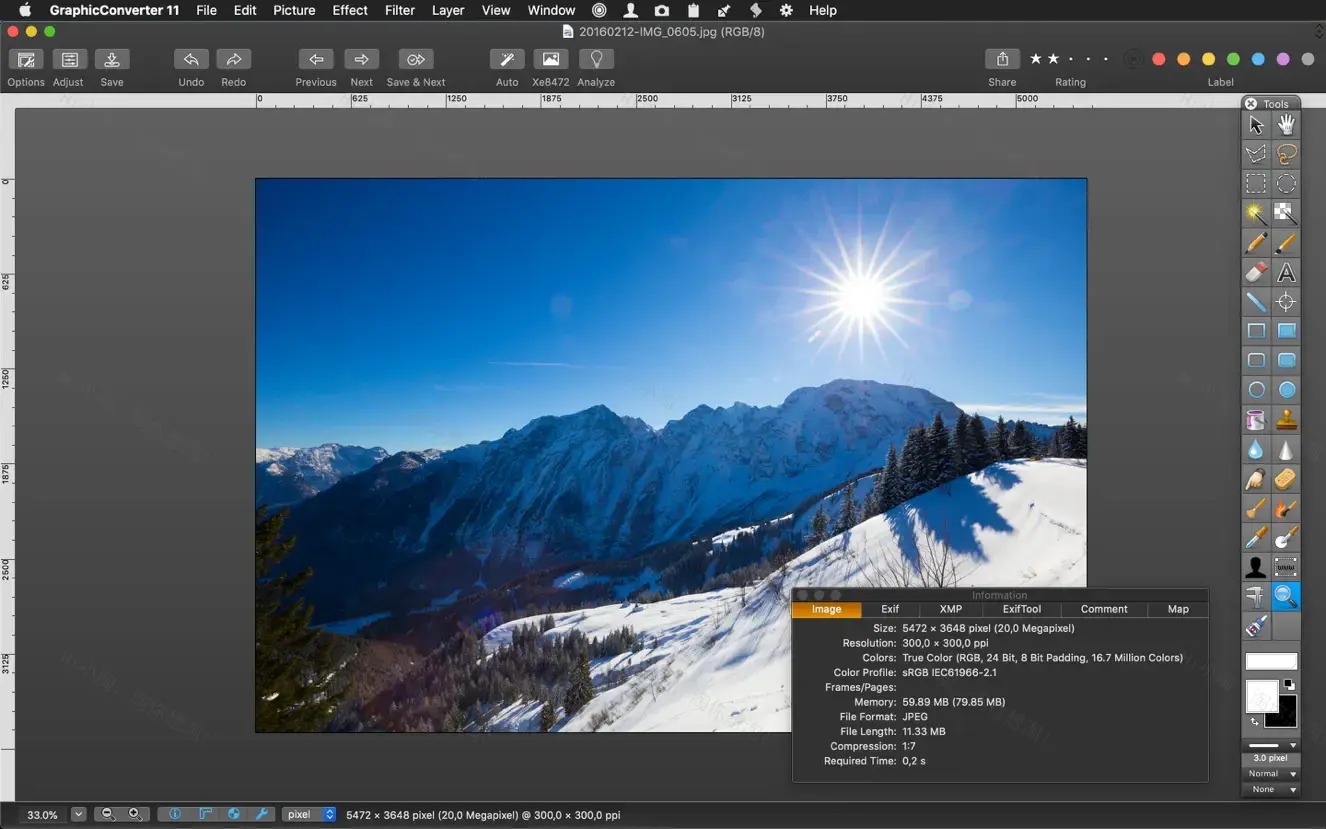 GraphicConverter 11 For Mac v11.8.1 (5766) 图片浏览和编辑软件中文版