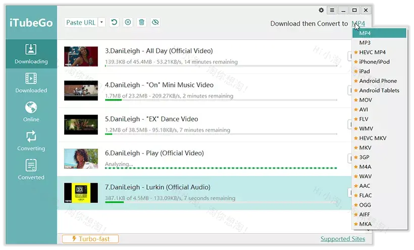 iTubeGo YouTube Downloader For Mac v9.4.0 YouTube视频下载器中文版
