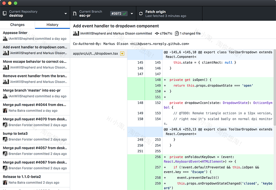 GitHub Desktop For Mac 3.0.2 桌面版下载