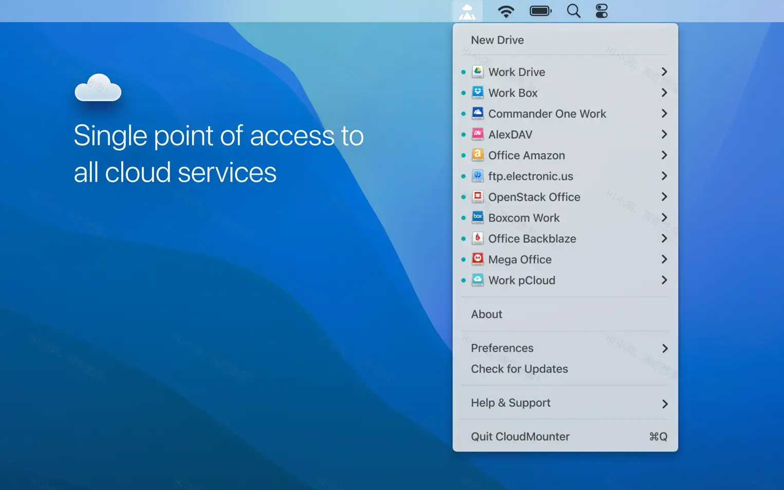 CloudMounter For Mac v4.11云存储管理工具