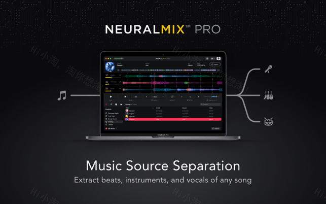 Neural Mix Pro For Mac v2.0.2 提取乐器和人声软件