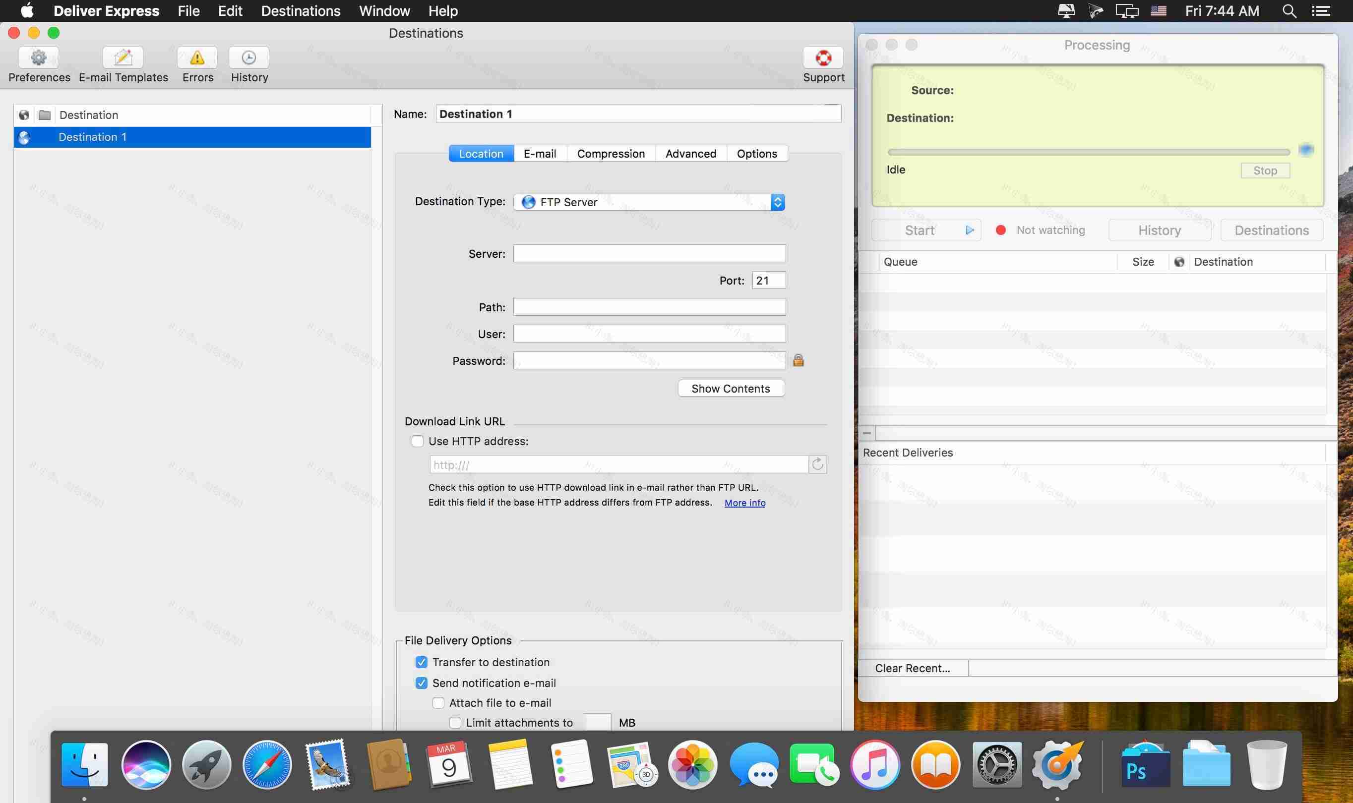 Deliver Express For Mac v2.7.11 FTP/SFTP管理软件