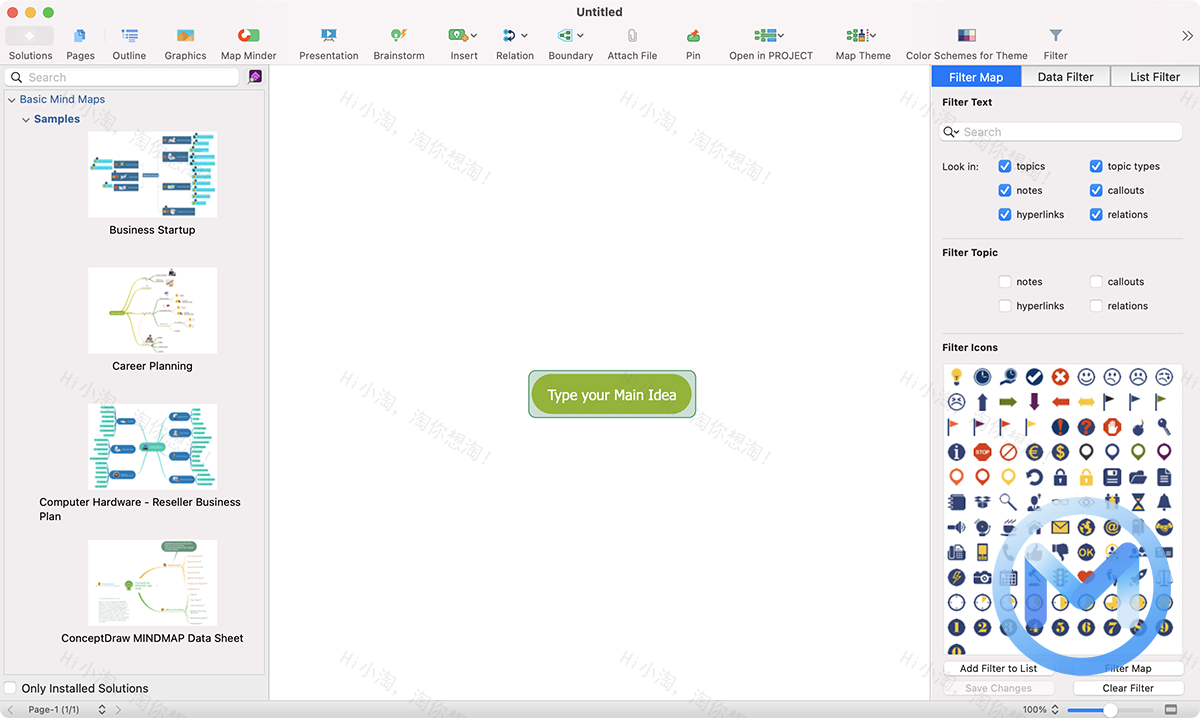 ConceptDraw MINDMAP for Mac v16.0.0.332 专业思维导图软件