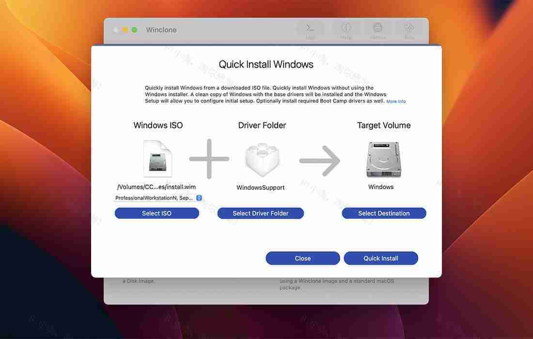 Winclone Pro For Mac v10.4 Boot Camp 克隆软件