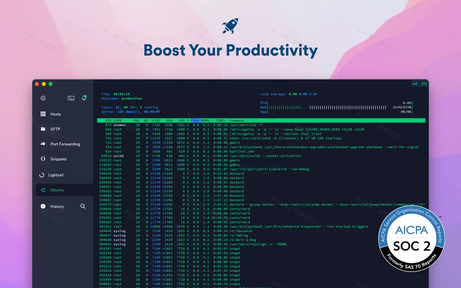 Termius For Mac v9.16.0 SSH/FTP管理软件