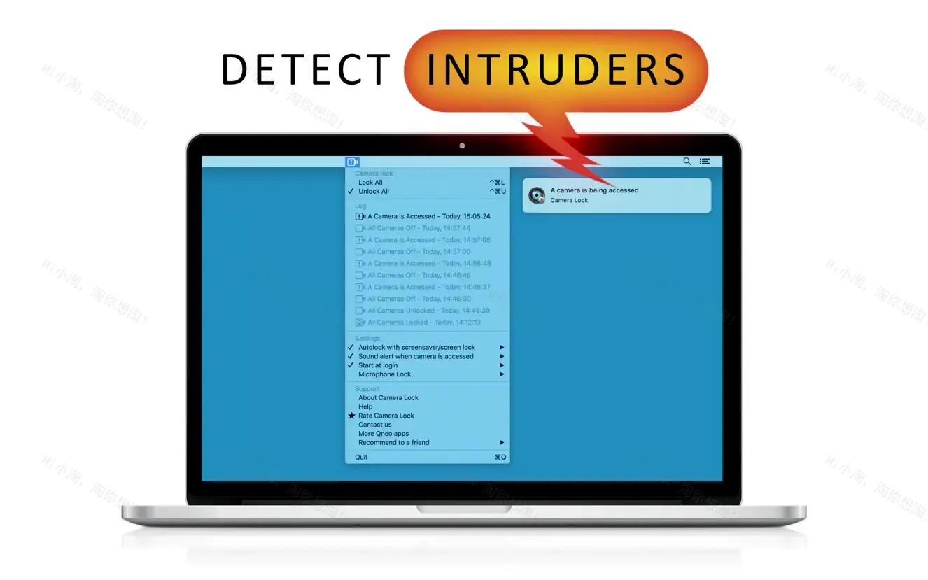 Camera Lock For Mac v1.6 锁定Mac摄像头工具保护隐私