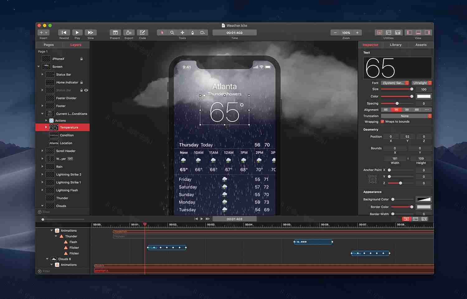Kite For mac v2.1.2 Mac 和 iOS 的强大动画和原型制作软件