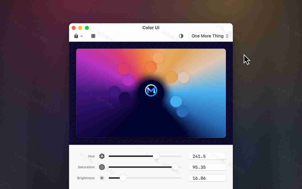 Color UI  For Mac v2.3  设计取色工具