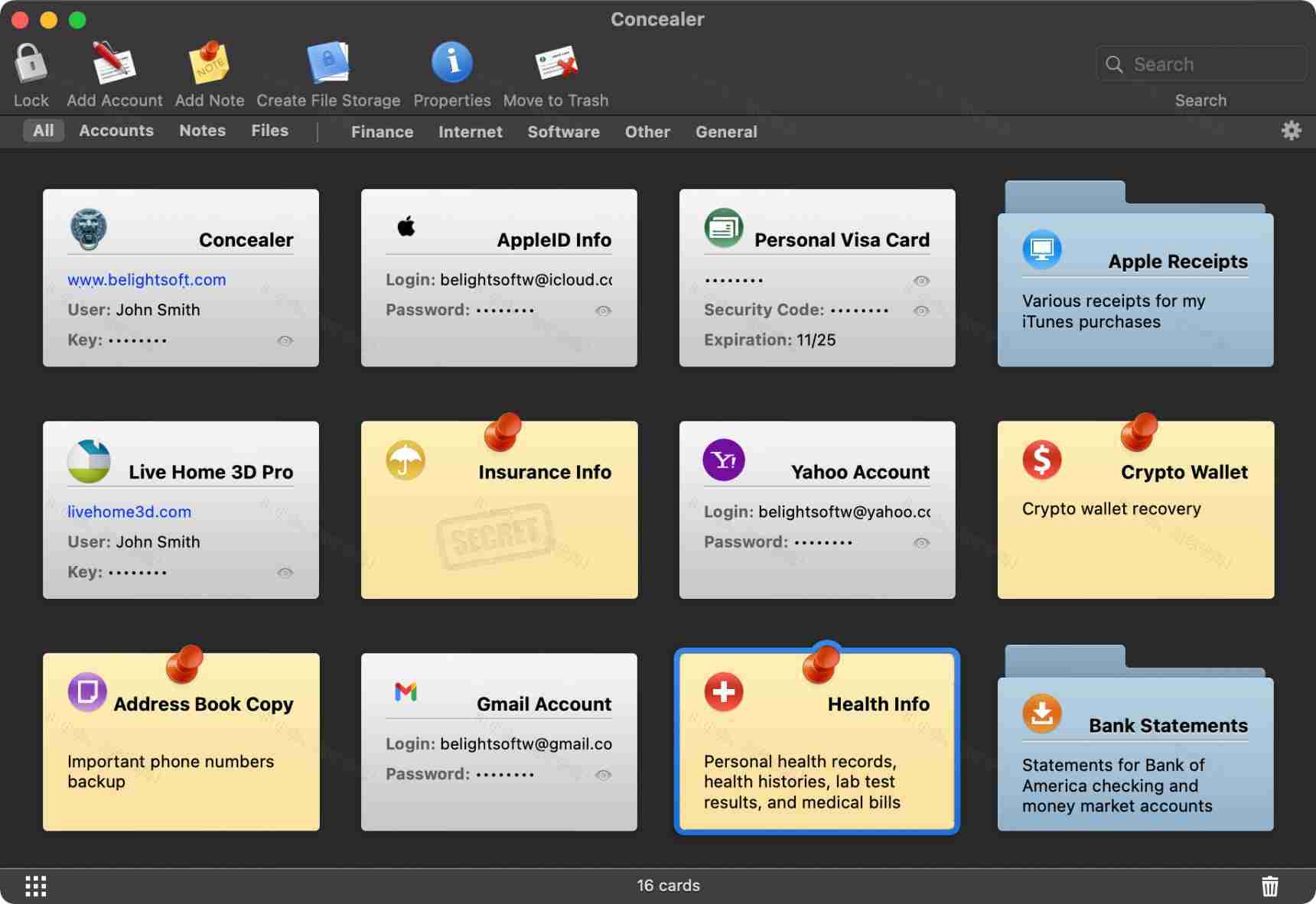 Concealer For Mac v1.3.7 Mac文件信息加密工具