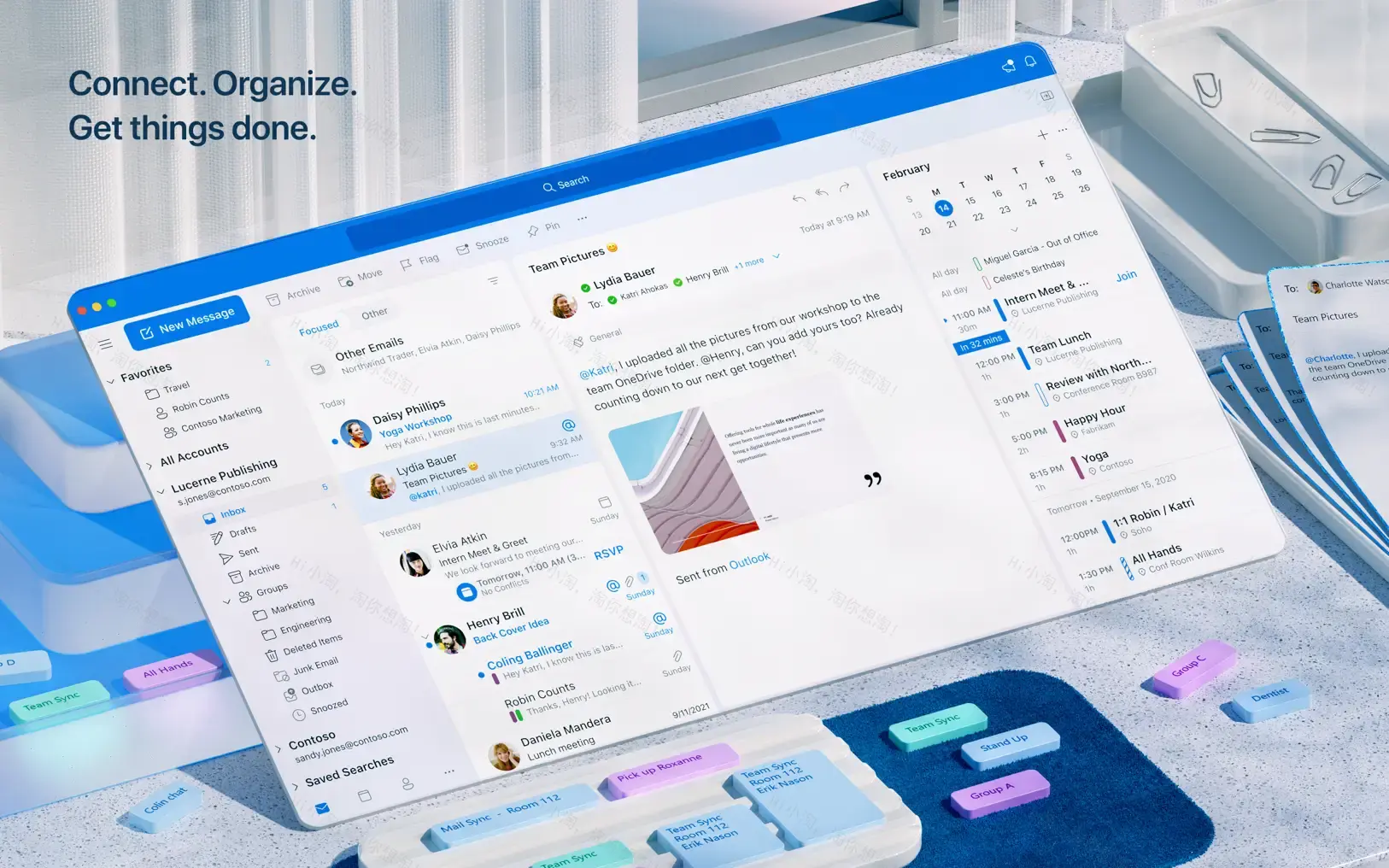 Microsoft Outlook 2021 2024 For Mac v16.90电子邮件和日历管理中文版