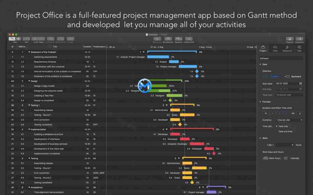 Project Office  项目办公室 For Mac 10.10中文版