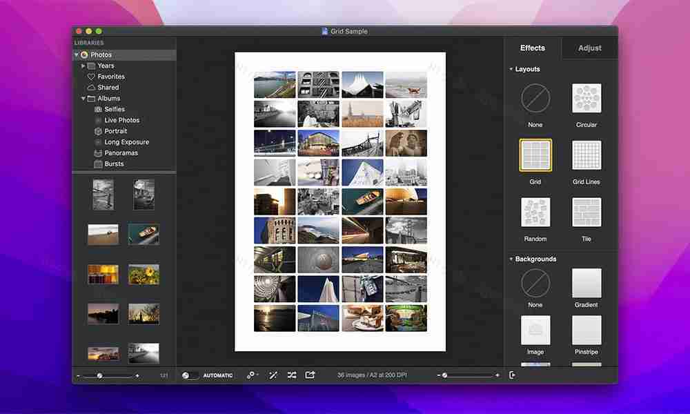 Posterino For Mac v3.11.13 图片拼贴软件