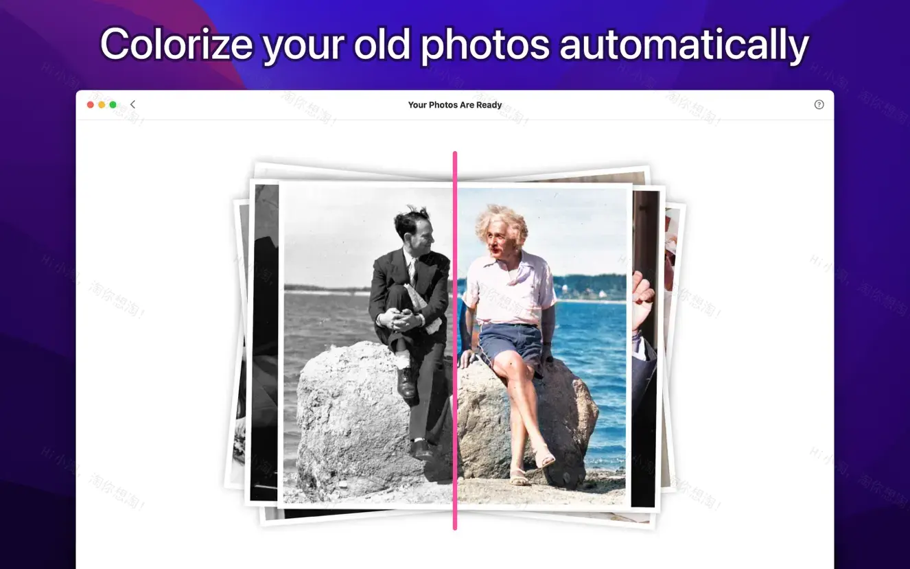 PhotosRevive For Mac v2.1.7 修复老照片软件中文版