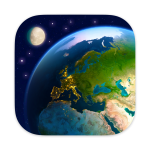 Earth 3D For Mac v8.1.3 三维地球世界地图集工具
