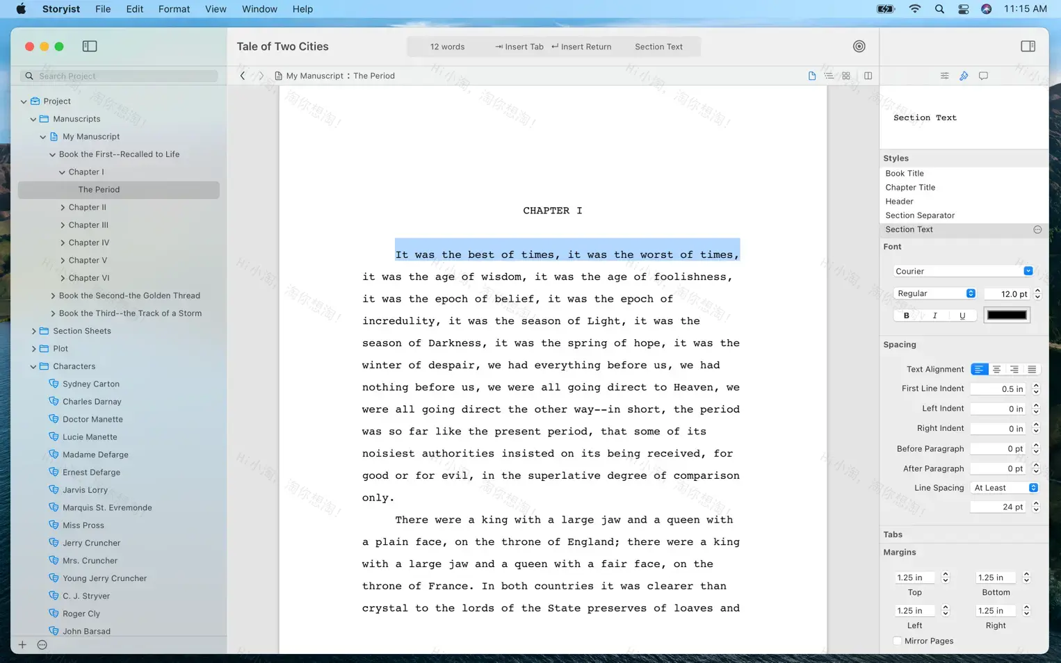 Storyist 4 For Mac v4.3.7 小说编辑写作软件
