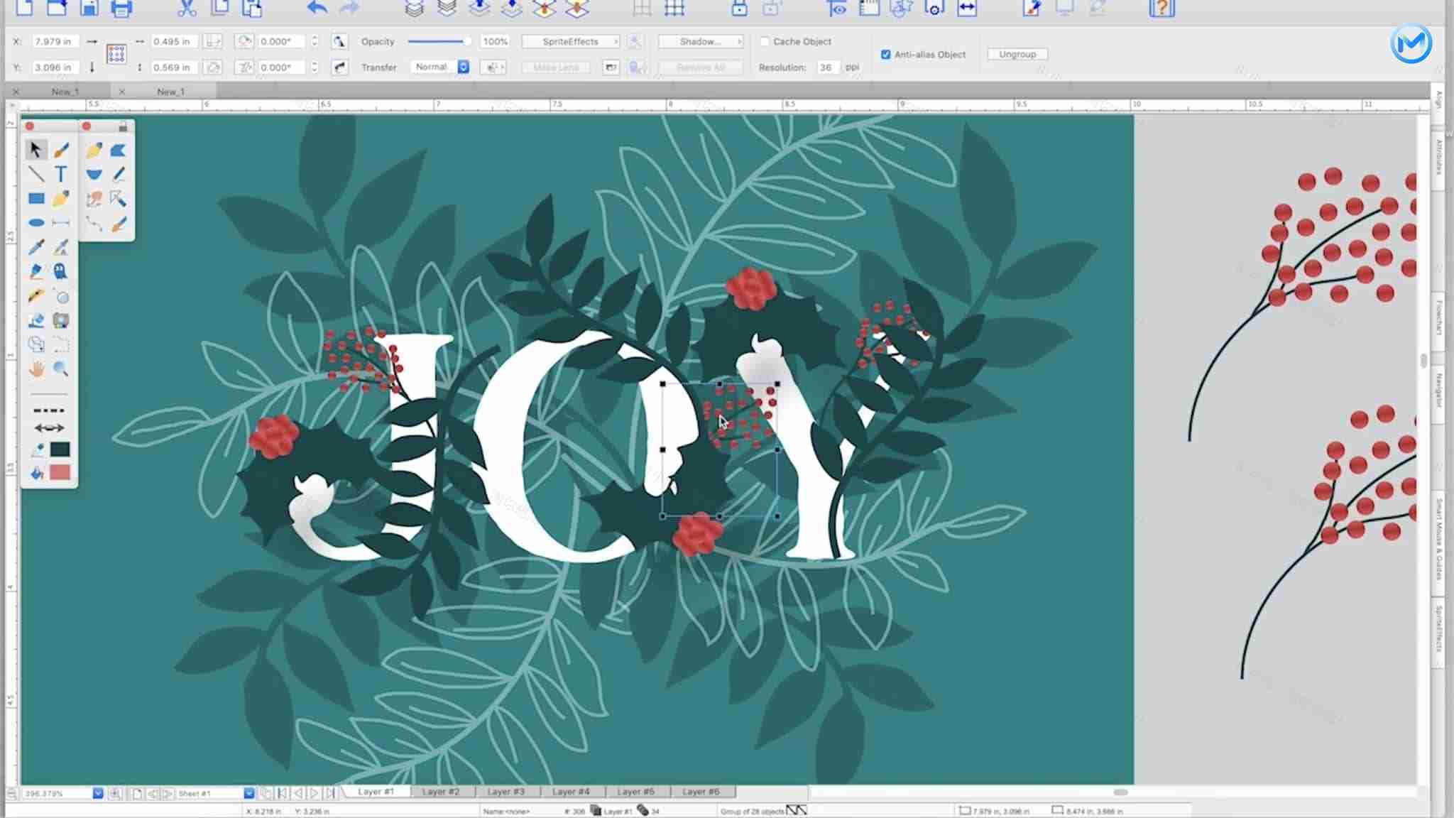 Canvas X Draw For Mac v7.0.4技术插图软件