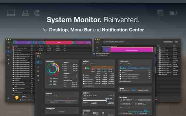 iStatistica Pro For Mac 2.1.1状态栏系统信息监控软件