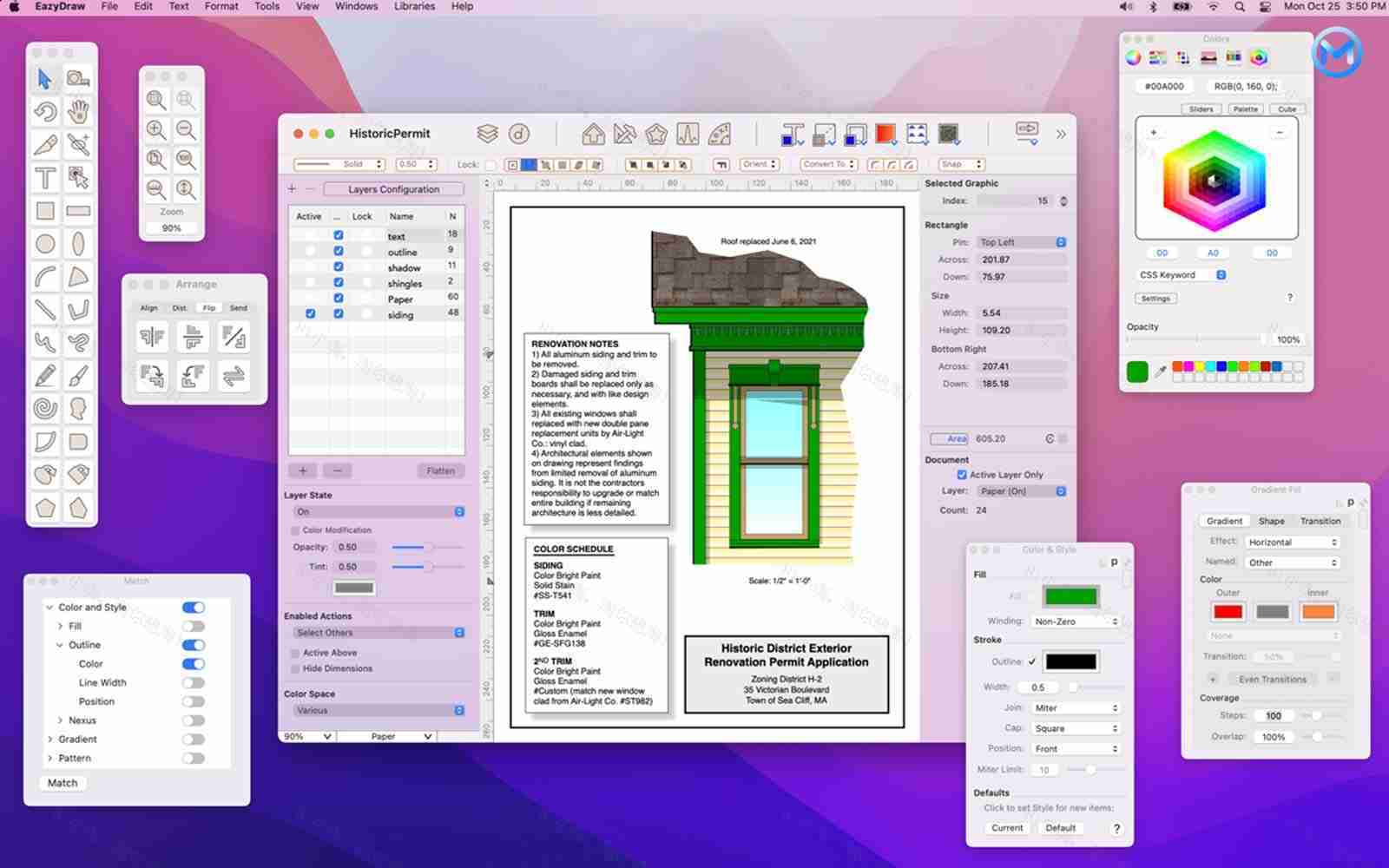 EazyDraw For Mac v11.10.1 制图软件中文版