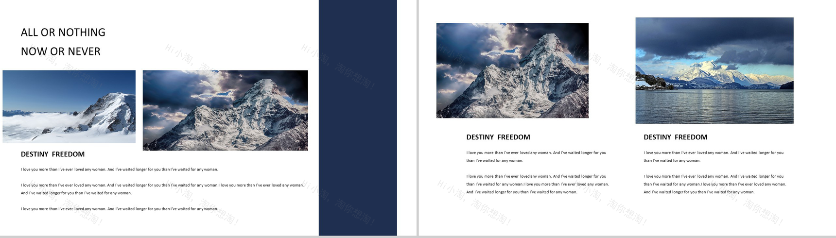 浪漫大气旅游城市风景介绍PPT模板-7