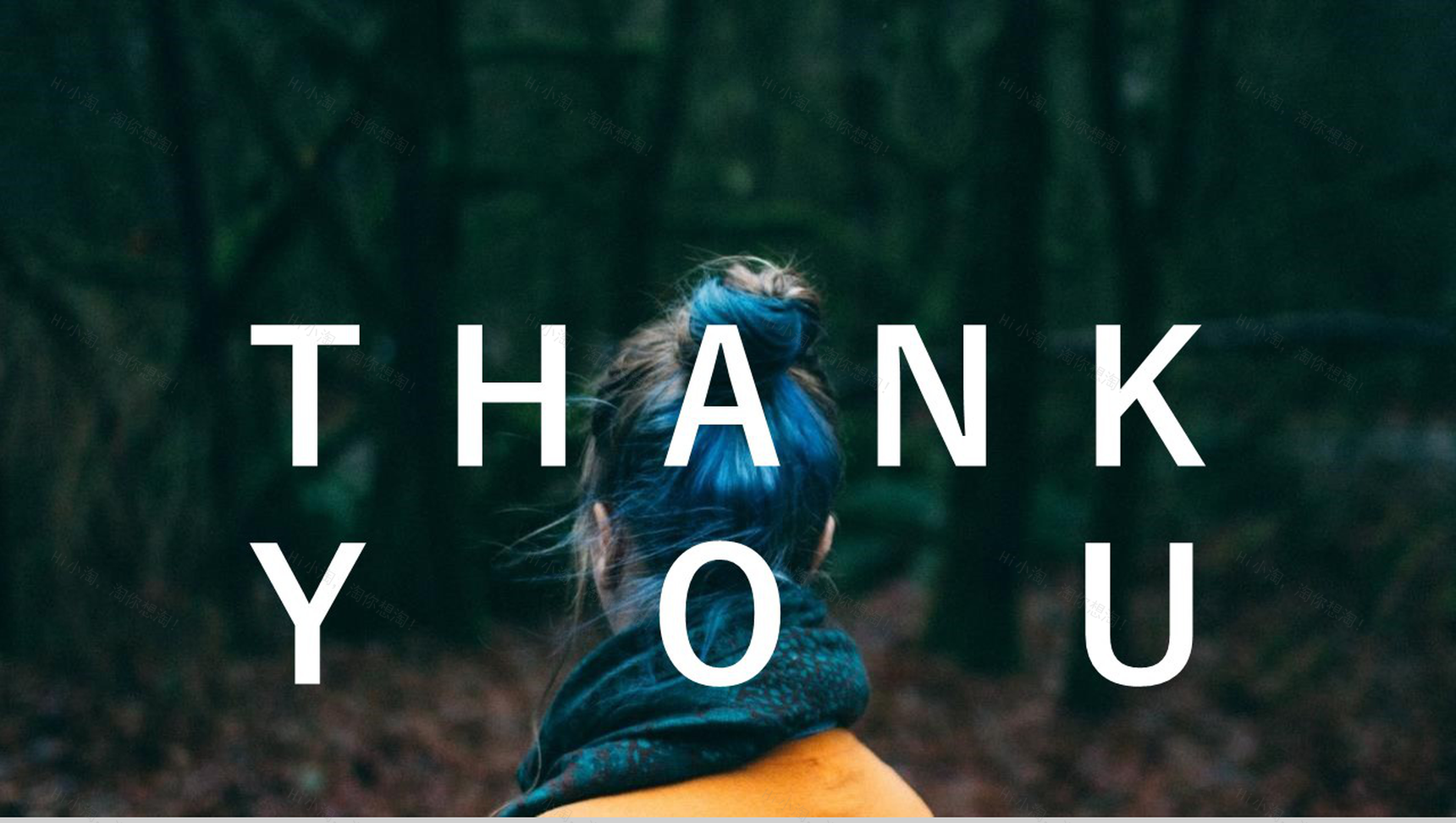 欧美杂志风时尚摄影素材相册作品集PPT模板-13