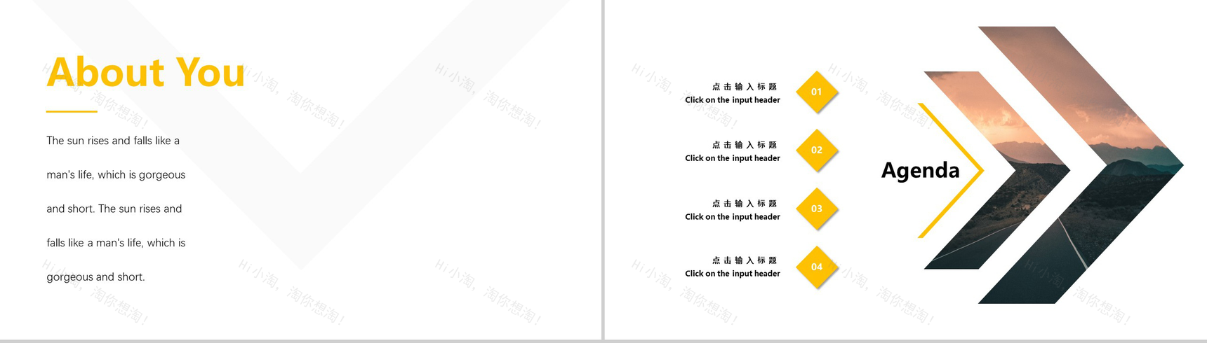 欧美杂志风旅行画册旅游景点宣传介绍PPT模板-2