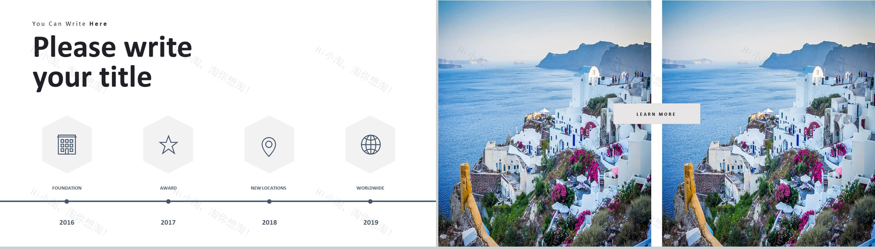 商务简约风出游旅行电子相册PPT模板-5