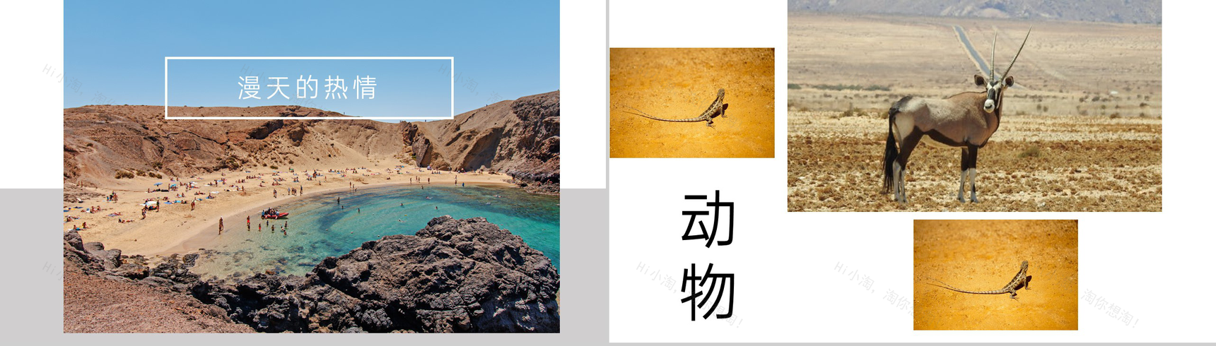 白色简约风敬畏自然公司团建沙漠之旅纪念册PPT模板-9