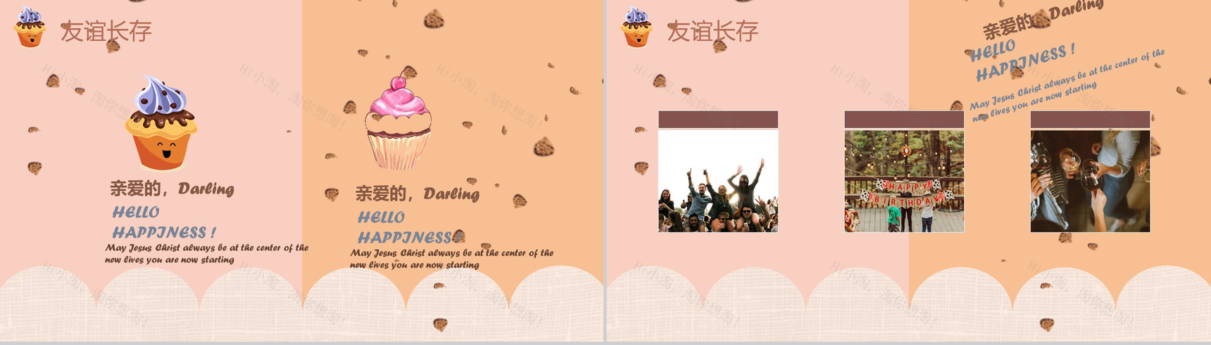 公司员工生日会活动策划生日宴回忆专用电子相册成长记录PPT模板-9