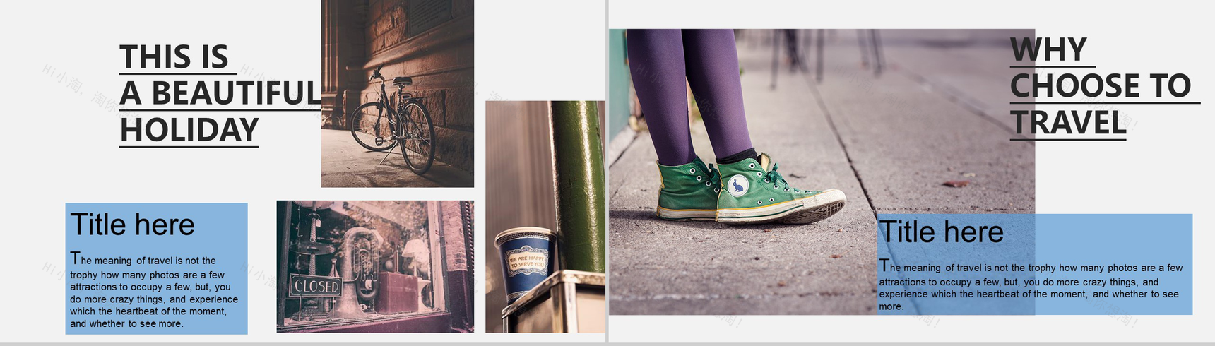 欧美大气杂志风旅行相册PPT模板-7