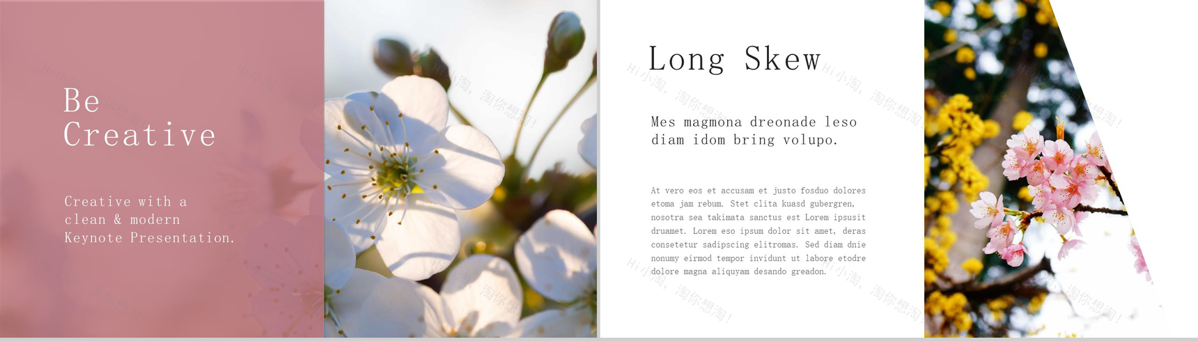 醉美樱花节旅游画册樱花节PPT模板-6