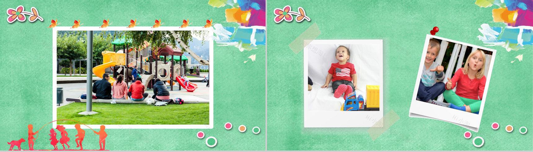 上海某某幼儿园儿童快乐成长PPT相册合集-2