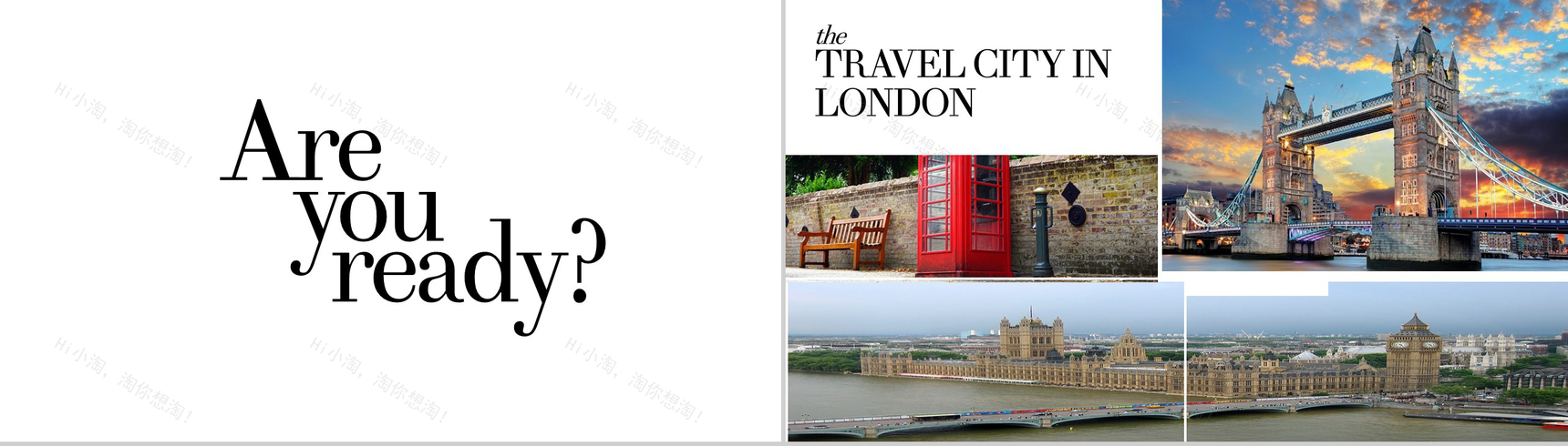 欧美大气图文背景旅游旅行风景图片介绍PPT模板-2