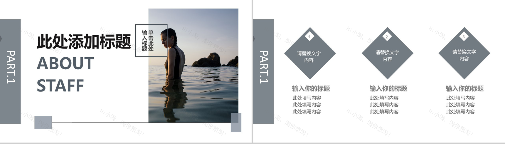 创意勇往直前旅行意义电子纪念相册PPT模板-3