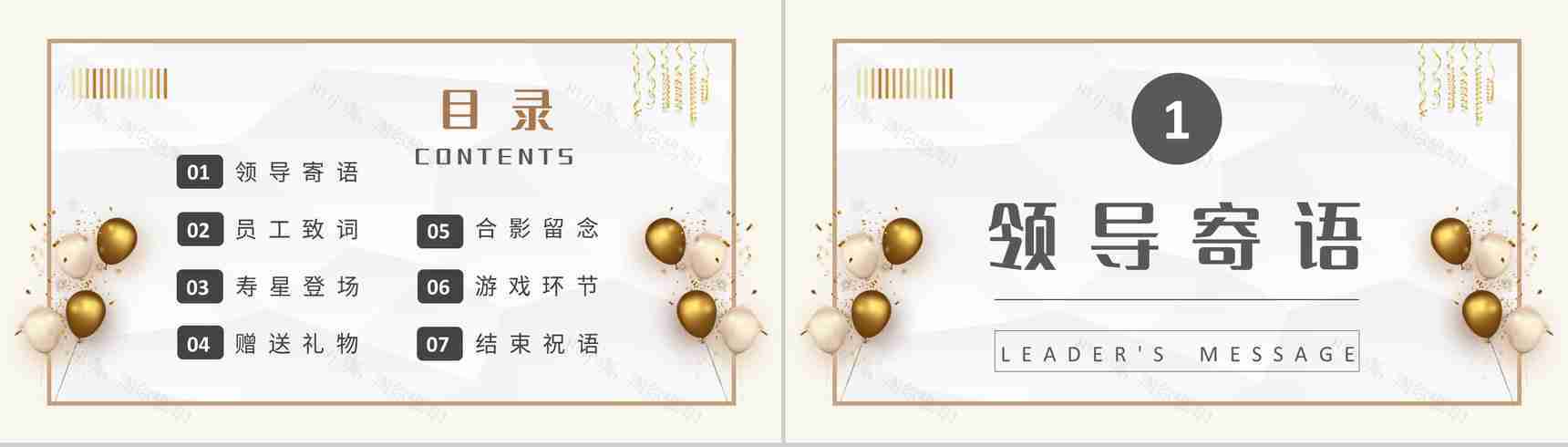 公司员工创意生日会活动方案策划生日纪念电子相册通用PPT模板-2