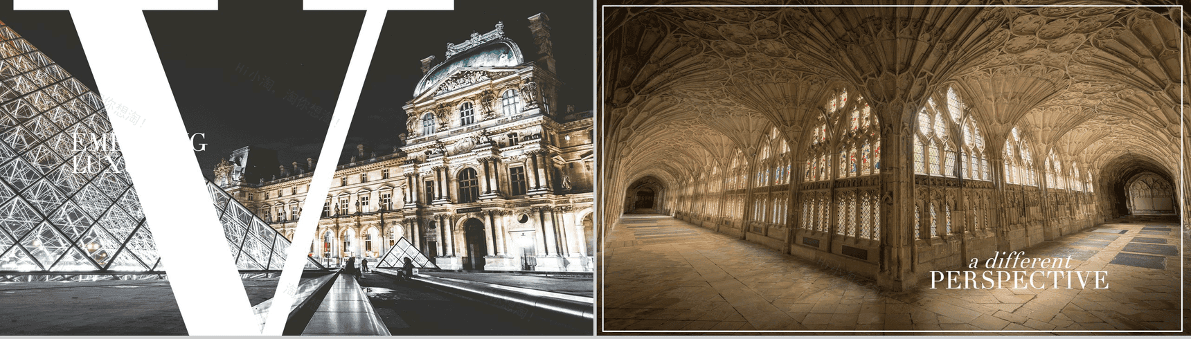 欧美大气图文背景旅游旅行风景图片介绍PPT模板-10