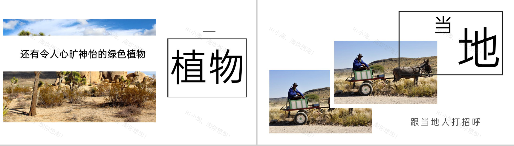 白色简约风敬畏自然公司团建沙漠之旅纪念册PPT模板-8