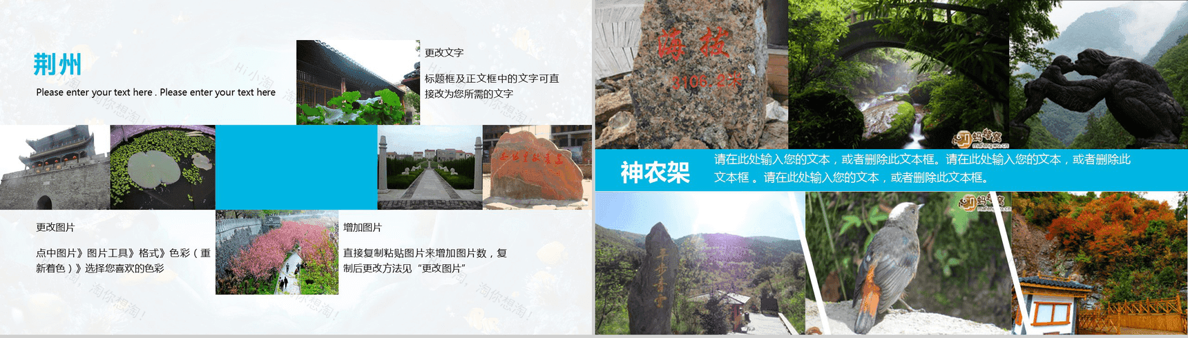 海底世界暑假去哪儿度假旅行相册日记ppt模板-8