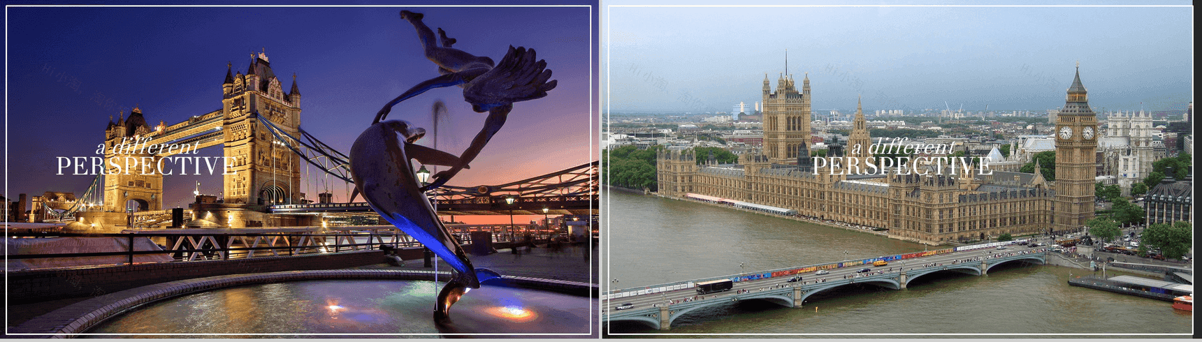 欧美大气图文背景旅游旅行风景图片介绍PPT模板-11