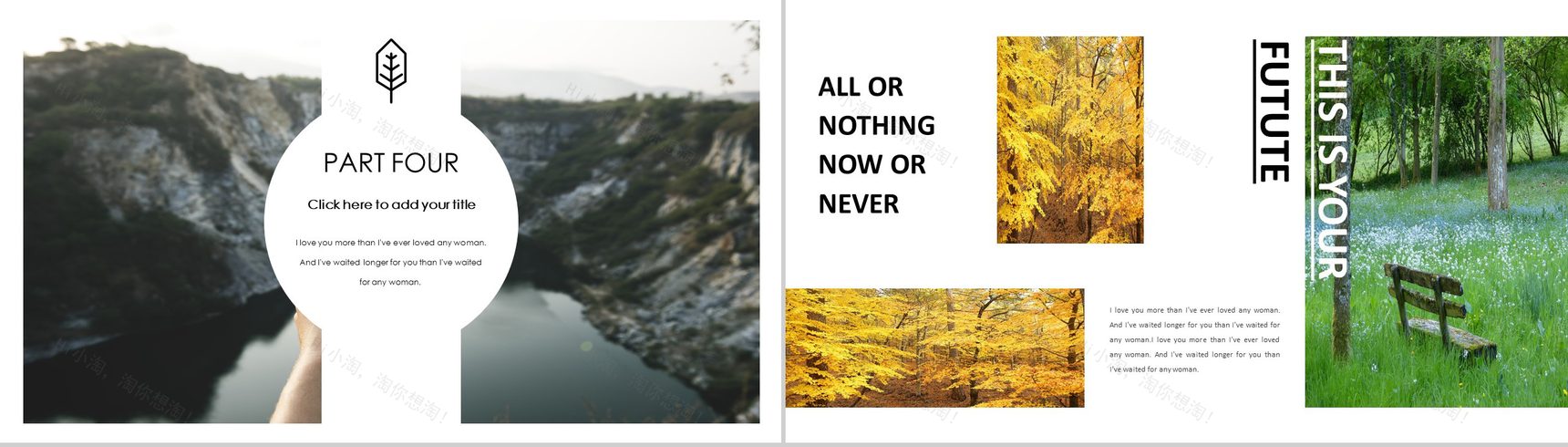 简约大气旅游旅行杂志风介绍宣传PPT模板-11