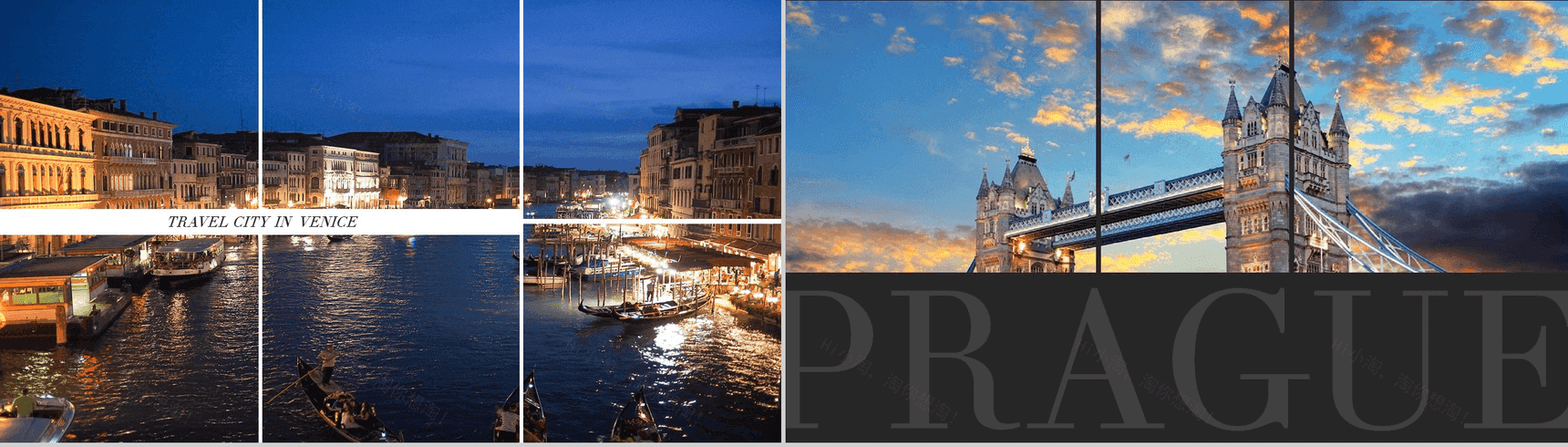 欧美大气图文背景旅游旅行风景图片介绍PPT模板-6