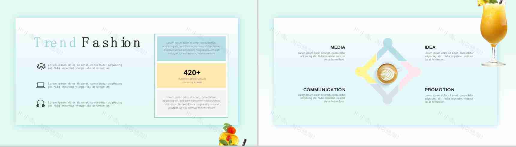 你好8月宣传活动夏季PPT模板-13