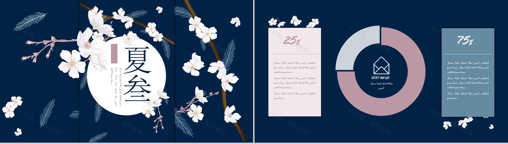 你好夏天主题工作汇报PPT模板-9