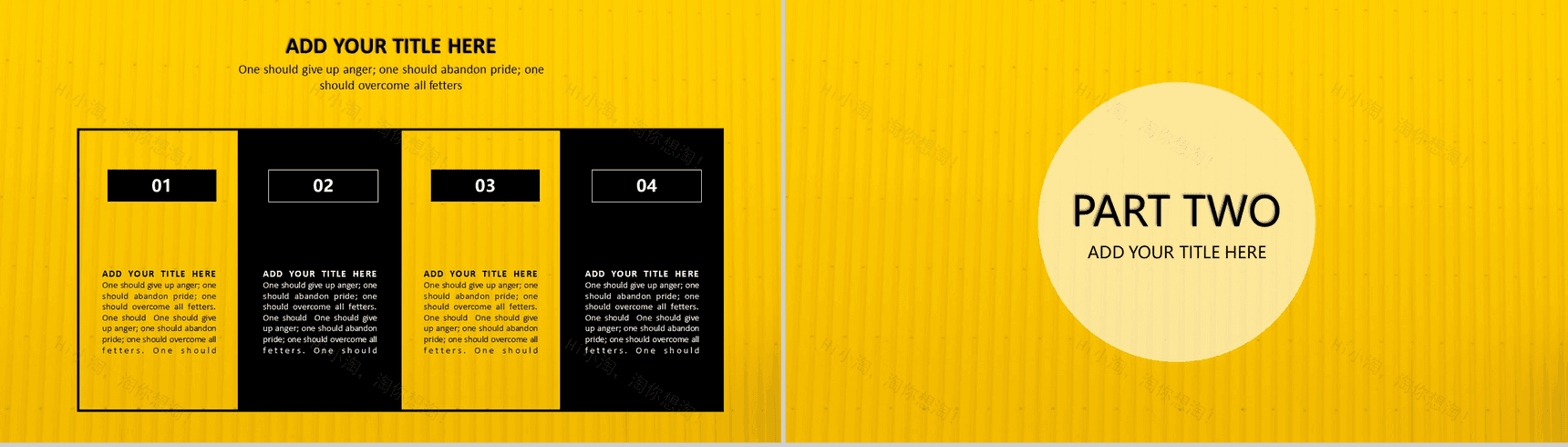 公司工作汇总PPT模板-4