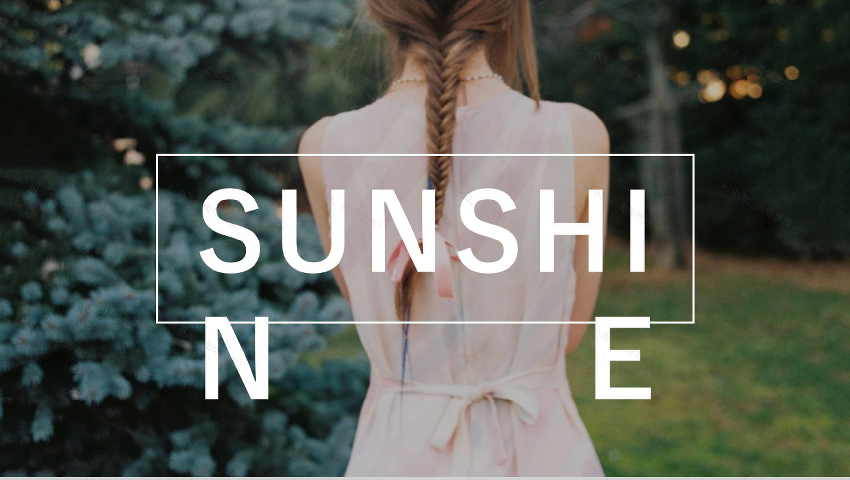 小清新文艺时尚杂志风企业宣传PPT模板-1