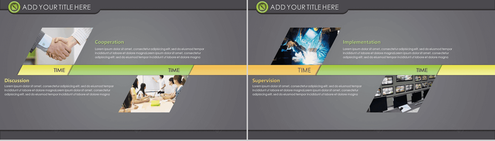 灰色欧美商务通用总结PPT模板-6