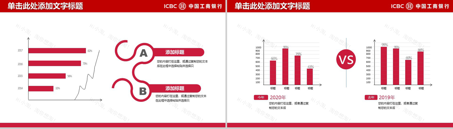 2020工商银行金融工作汇报PPT模板-6
